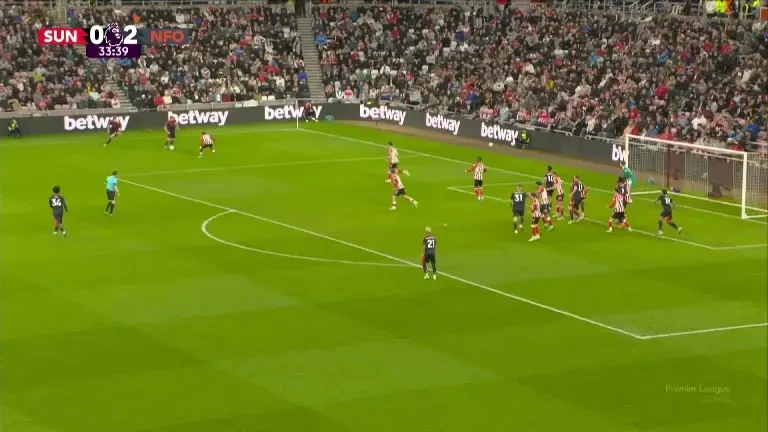 Trei goluri în primele 34 de minute din Sunderland - Nottingham Forest, acum exclusiv pe VOYO