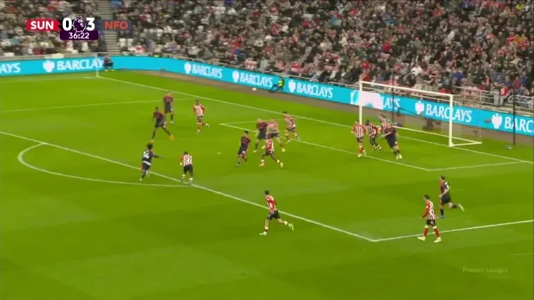 Sunderland - Nottingham Forest 0-4! Oaspeții fac show exclusiv pe VOYO