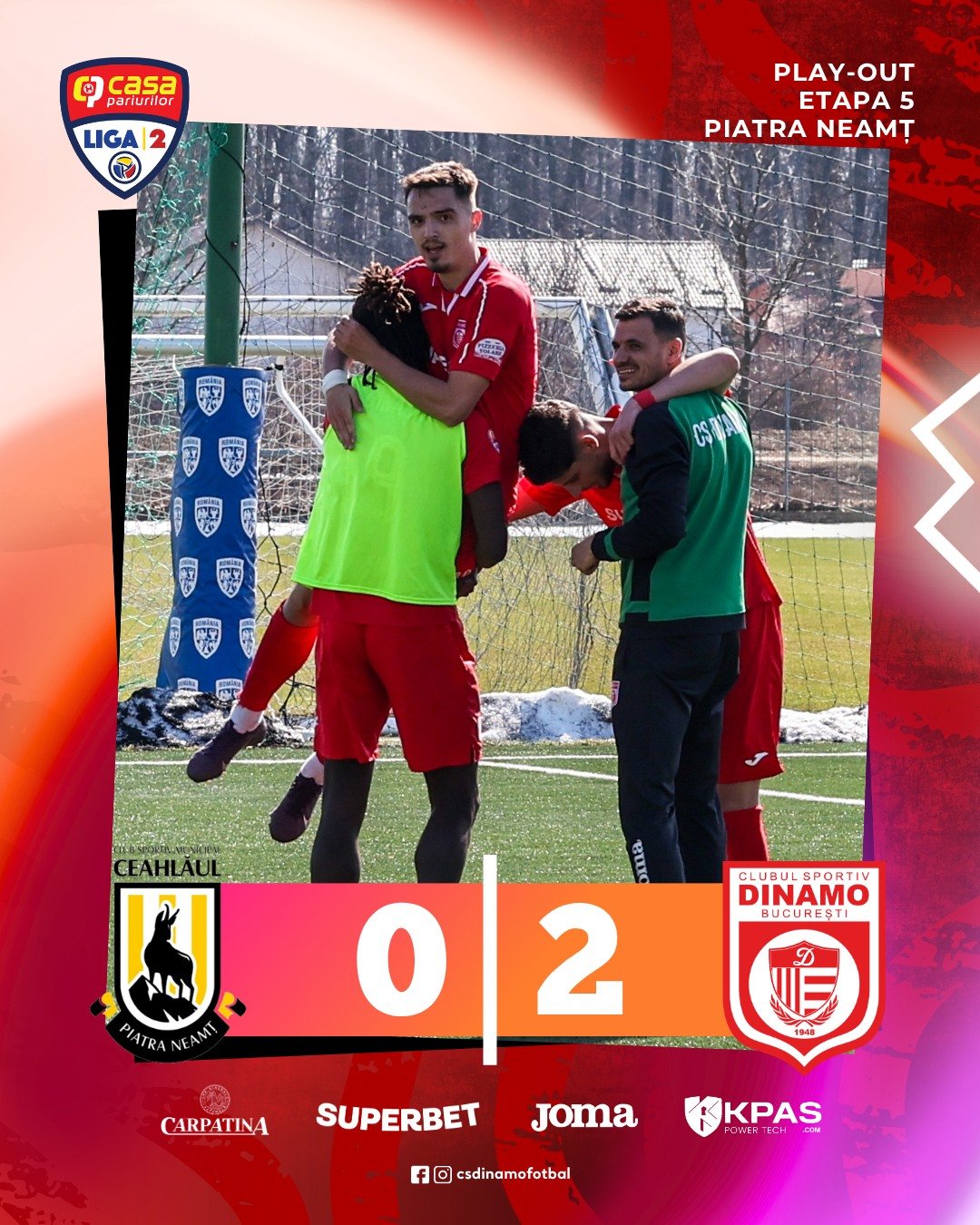 Cs dinamo 2 0 la ceahlaul