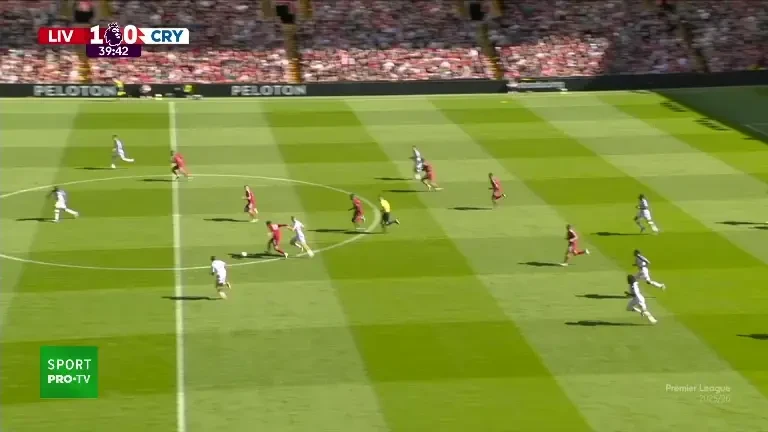 Liverpool își dublează avantajul contra lui Crystal Palace, exclusiv pe VOYO