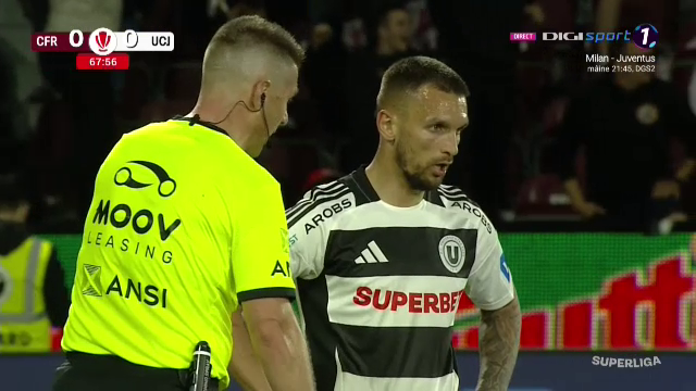 O neglijență cât un titlu?! Szabolcs Kovacs nu a ezitat când a văzut greșeala din CFR Cluj - „U” Cluj
