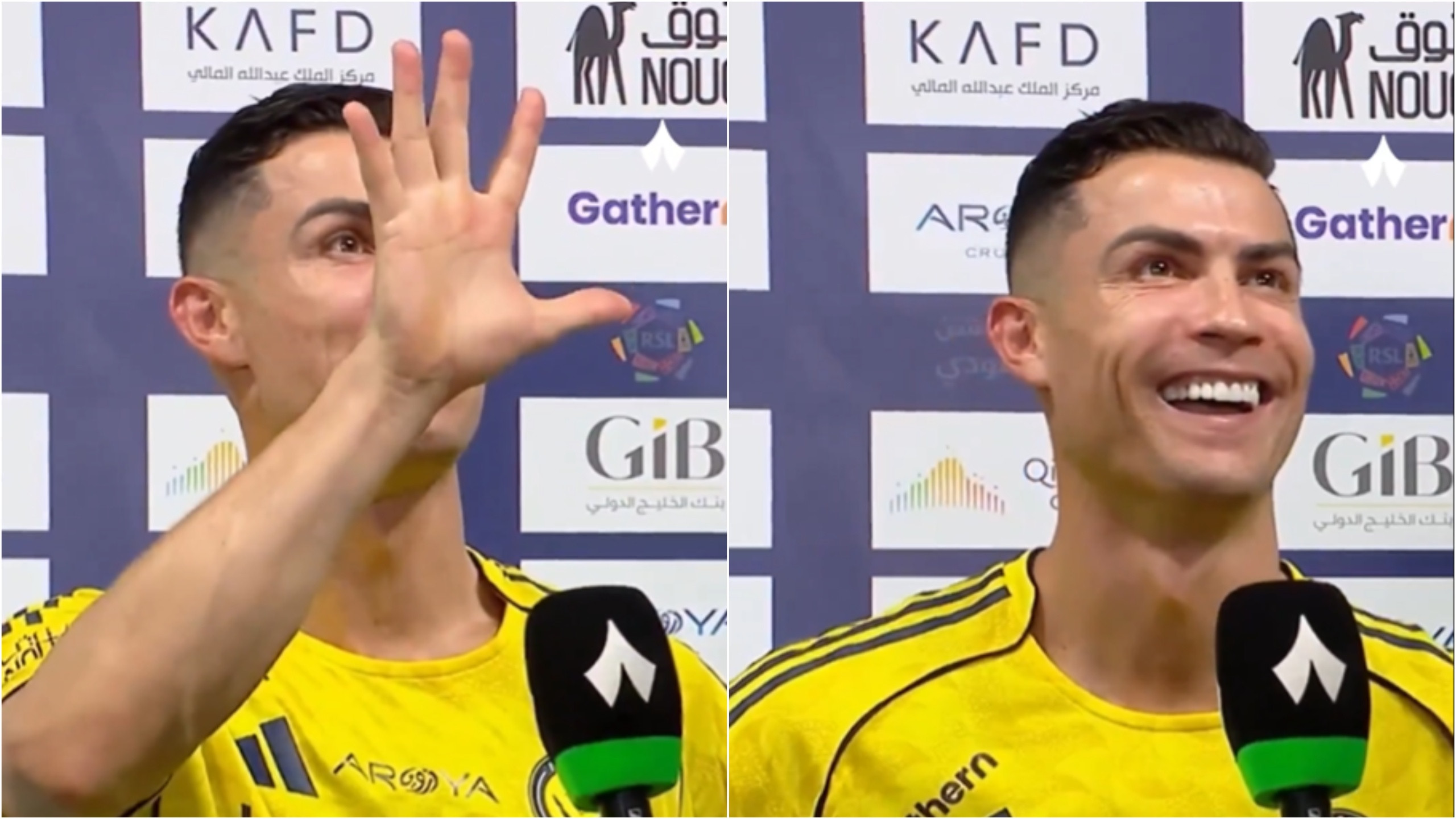 Ronaldo 970! Provocat de un suporter, Cristiano a arătat 5 degete