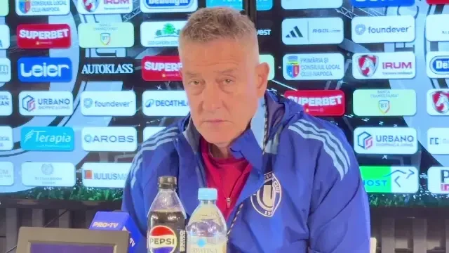 Cristiano Bergodi, conferință de presă înainte de U Cluj - FC Argeș (01.05.2026)