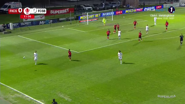 FK Csikszereda - FCSB 0-0 pentru Conference League, pe Sport.ro! Gazdele cer penalty