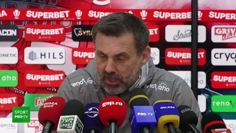 Zeljko Kopic, la conferința de presă premergătoare meciului Universitatea Craiova - Dinamo București