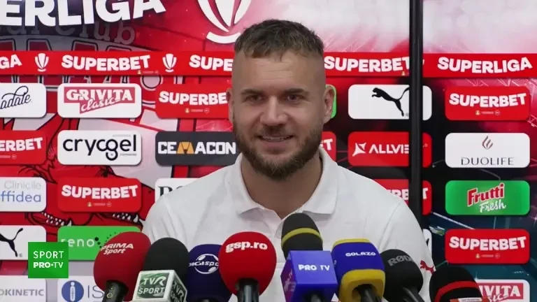 George Pușcaș, la conferința de presă premergătoare meciului Universitatea Craiova - Dinamo (02-05-2026)