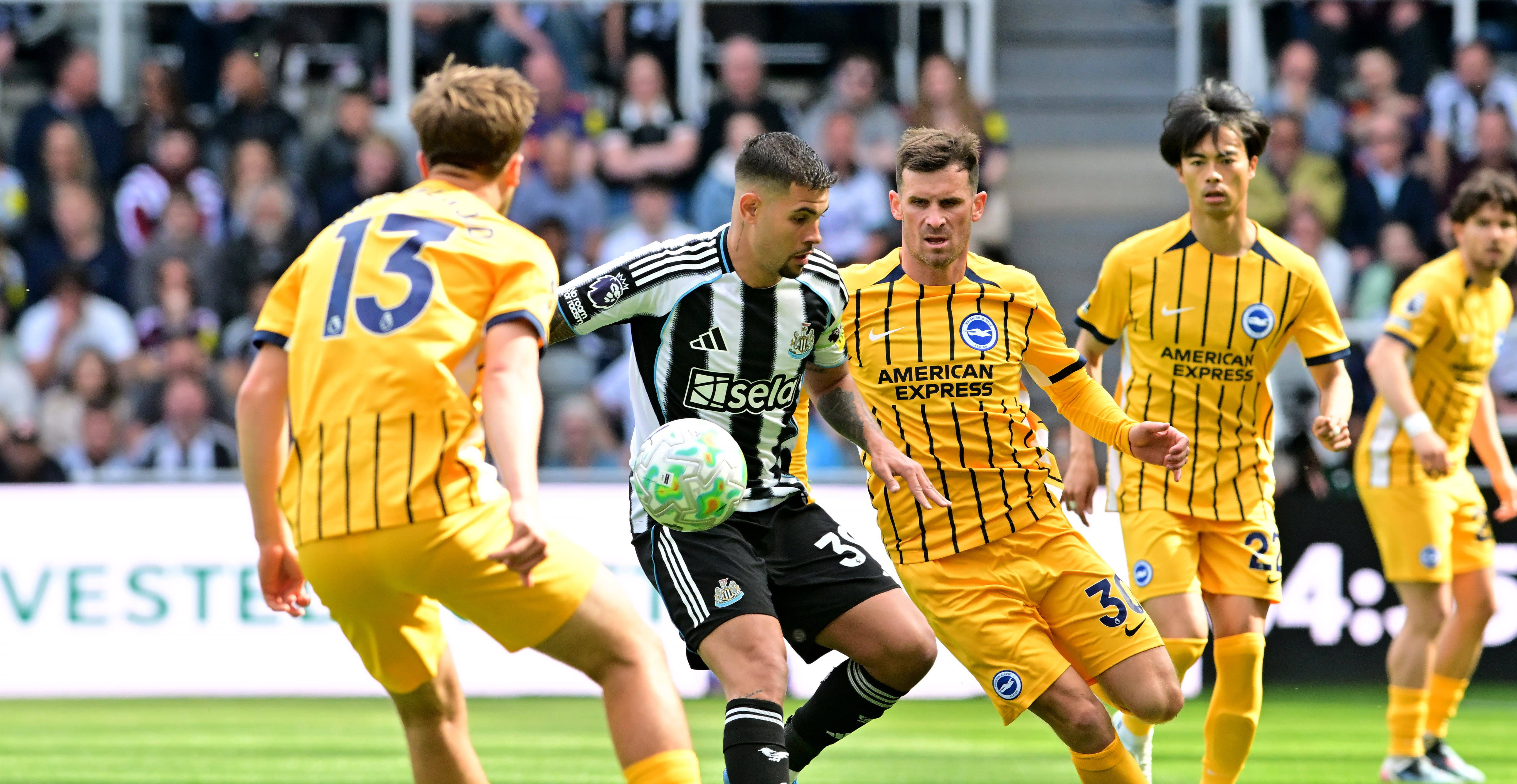 Newcastle - Brighton 2-0, ACUM, pe VOYO! „Coțofenele” marchează din nou