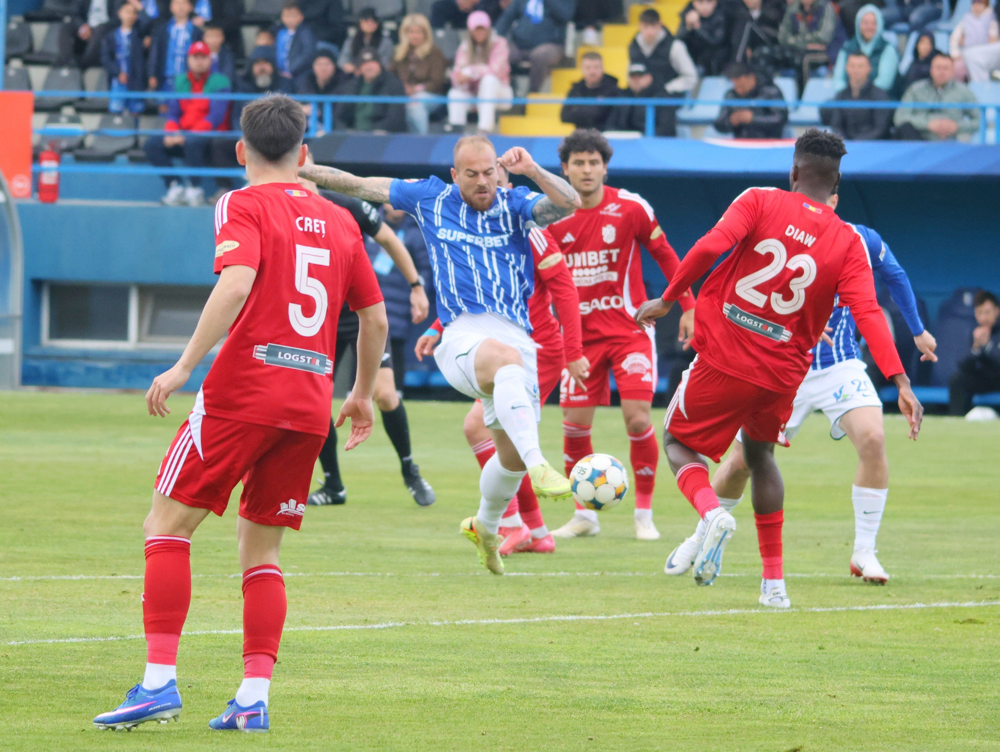 Farul Constanța - FC Botoșani se joacă ACUM: start exploziv al părții secunde cu un gol