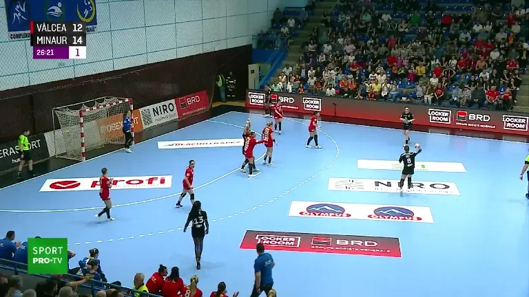 Handbal, Final Four Cupa României | Vâlcea - Minaur Baia Mare 14-15, la pauză