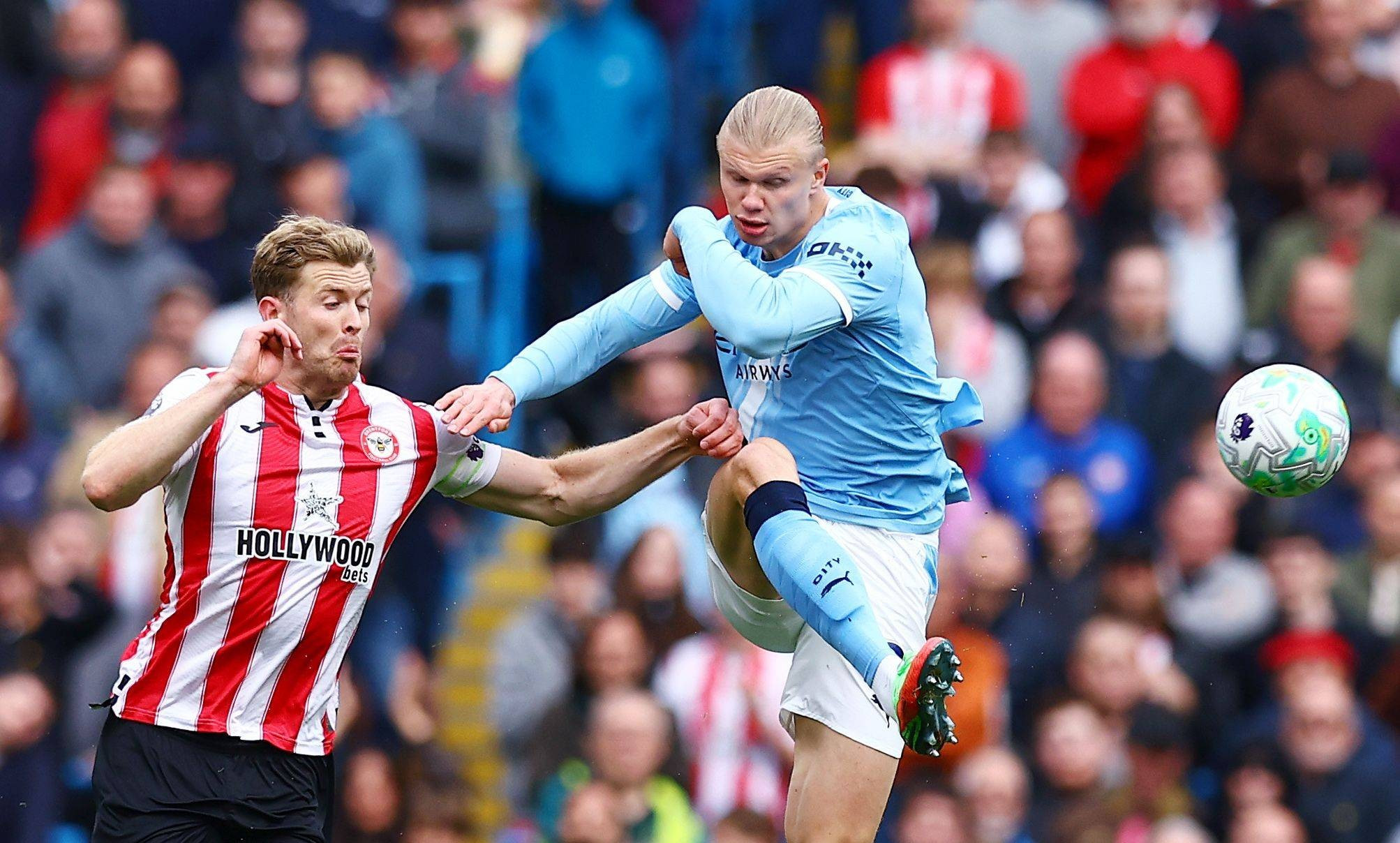 Manchester City - Brentford 1-0, ACUM, pe VOYO! „Cetățenii” au deschis scorul: Doku, de neoprit