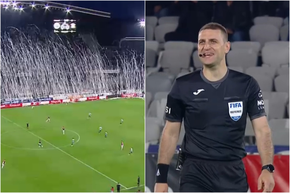 Ce moment! Suporterii lui U Cluj au oprit meciul cu Rapid. Până și arbitrul a fost impresionat