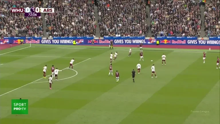 West Ham - Arsenal | Minutul 73: Ocazie pentru Arsenal!