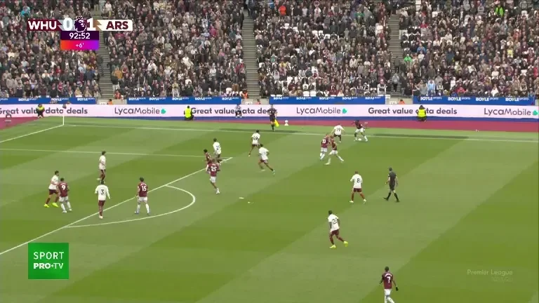 West Ham - Arsenal | Minutul 90+4: GOL anulat pentru West Ham!