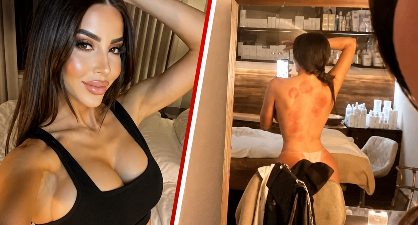 Sosia lui Kim Kardashian din jurnalismul sportiv s-a pozat topless și i-a înnebunit pe fani