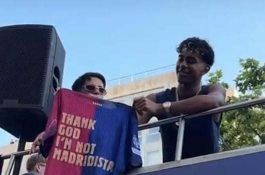 Lamine Yamal și-a bătut joc de Real Madrid după ce a câștigat titlul cu FC Barcelona