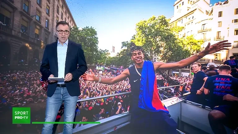 A fost nebunie la Barcelona! Aproape un milion de oameni au ieșit în stradă la parada campioanei