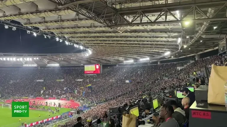 Stadio Olimpico, umplut cu ocazia finalei Coppa Italia (VOYO)