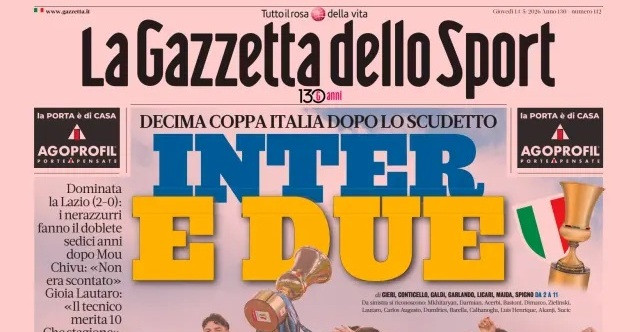 Chivu, pe prima pagină a ziarelor din Italia după performanța istorică: "Capodopera lui Cristian"
