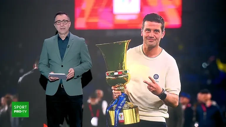 Seară magică pentru Chivu! A luat cupa cu Inter și e primul antrenor din Italia care face eventul la debut (14.05.2026)