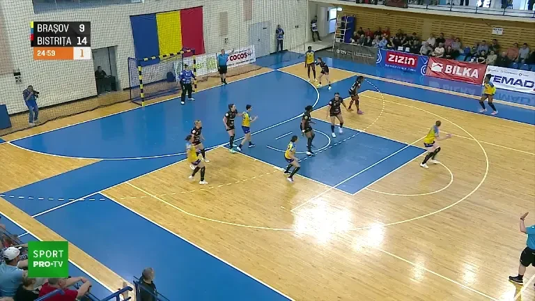 Corona Brașov - Gloria Bistrița | Finalul primei reprize (16 mai 2026)