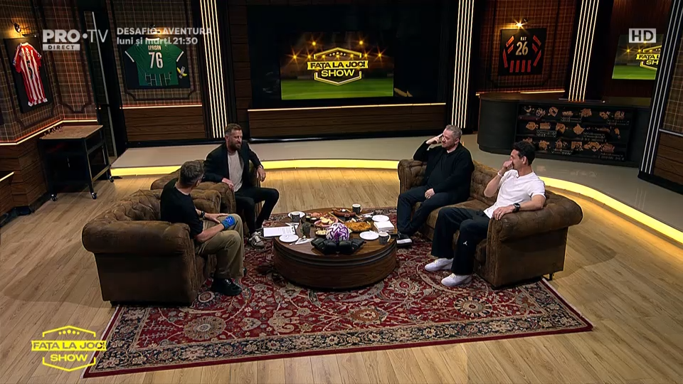 Fața la joc! e în direct ACUM la Pro TV și pe VOYO | Florin Lovin, Ionuț Rada și Carlos, invitații lui Ștucan și Oprișan