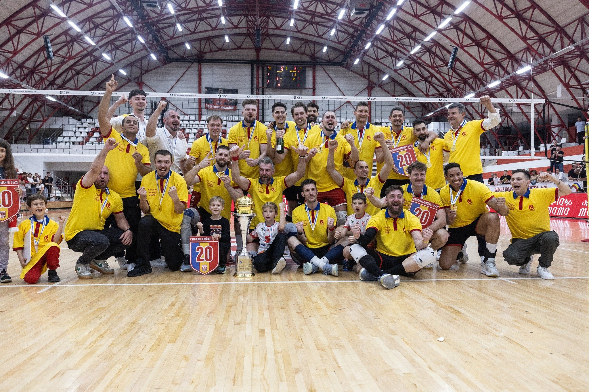Record pentru Dinamo, cea mai titrată echipă din voleiul românesc! La câte titluri de campioană a ajuns