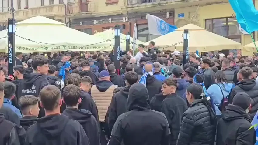 U Craiova - U Cluj | Fanii oltenilor se pregătesc de marele meci (17 mai 2026)