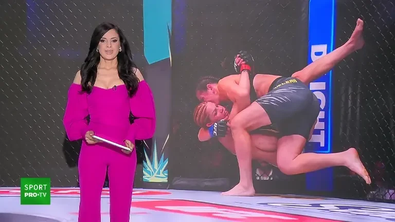 Românca din UFC, Alice Ardelean, a reușit a treia victorie la rând în gala din Vegas (VOYO)