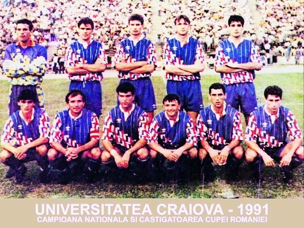 Pentru istorie! Cum arăta lotul campioanei la golaveraj U Craiova din 1991: Prunea, Prună, Craioveanu, Mitriță, Neagoe...