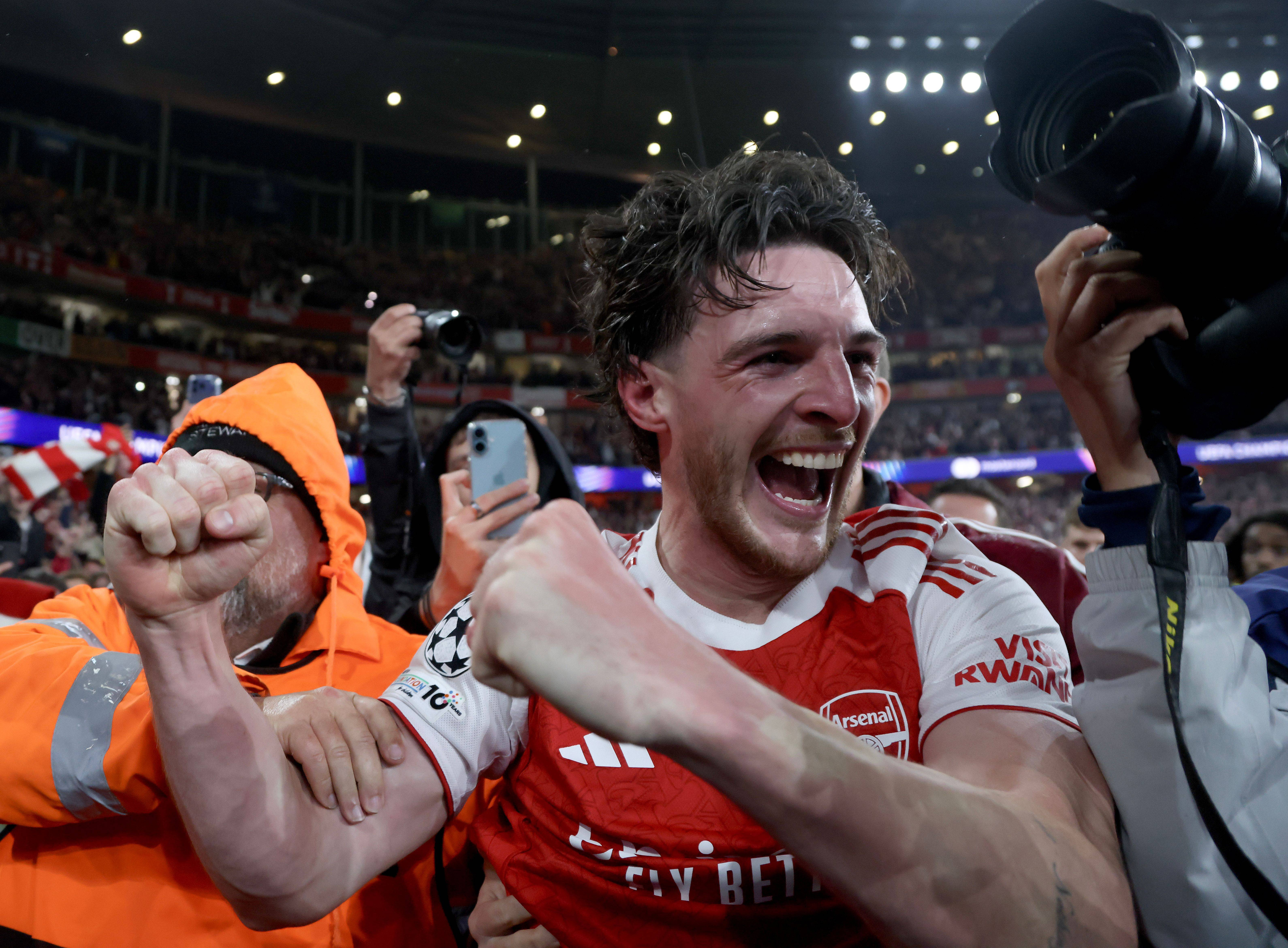 Declan Rice, reacție-fulger după ce a devenit campion cu Arsenal: ”V-am spus-o tuturor”