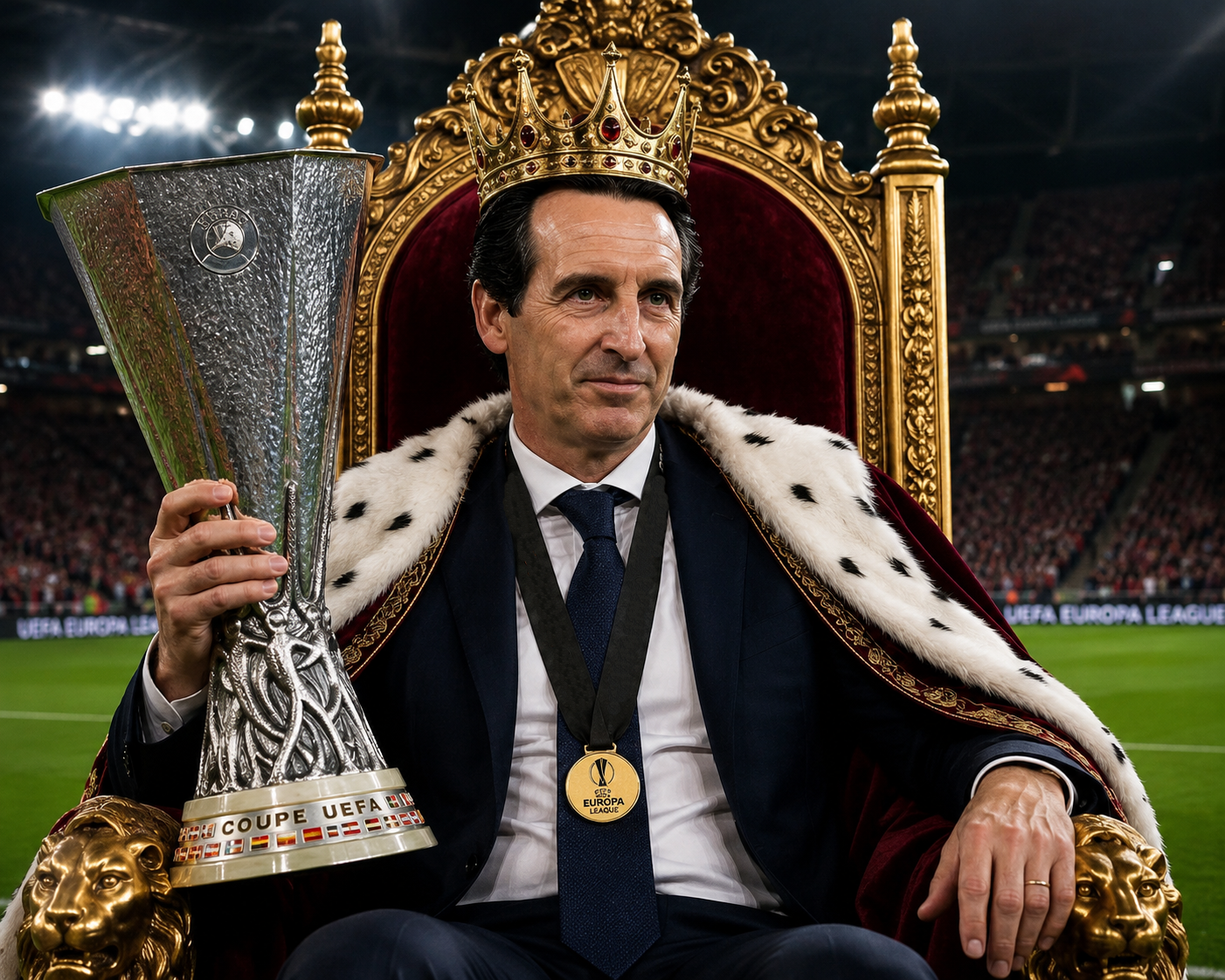 Cine altcineva? Unai Emery câștigă al cincilea trofeu Europa League și intră definitiv în istoria fotbalului