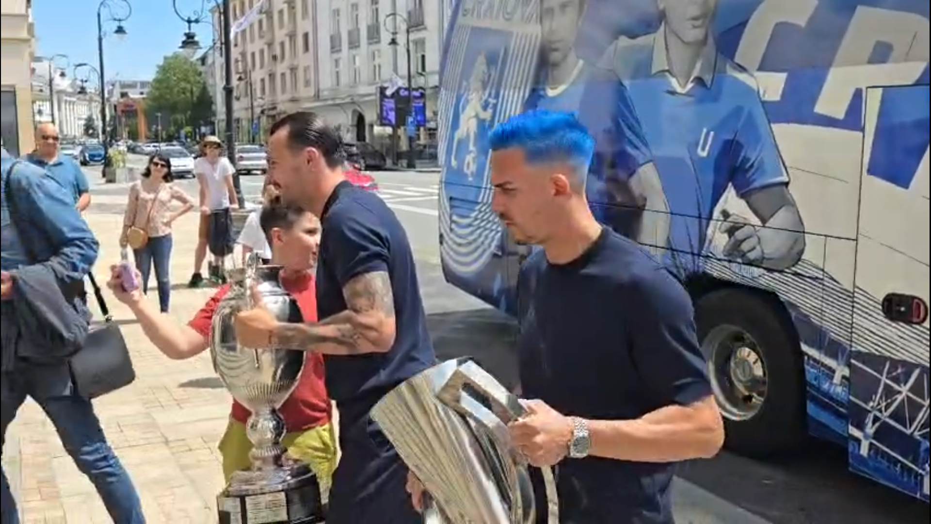 Nicușor Bancu, schimbare radicală de look! Cum a apărut în ziua în care campionii au devenit cetățeni de onoare ai Craiovei