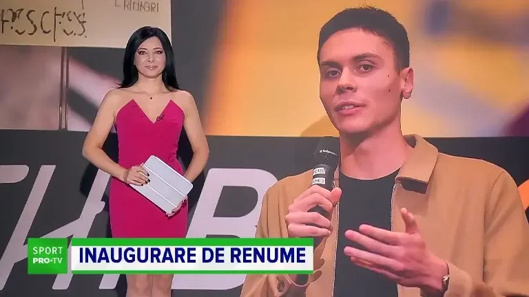 David Popovici e model pentru elevii de liceu. Inaugurare de renume (23 mai 2026)