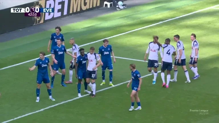 Tottenham - Everton, VOYO: Gol Joao Palhinha (minutul 43)