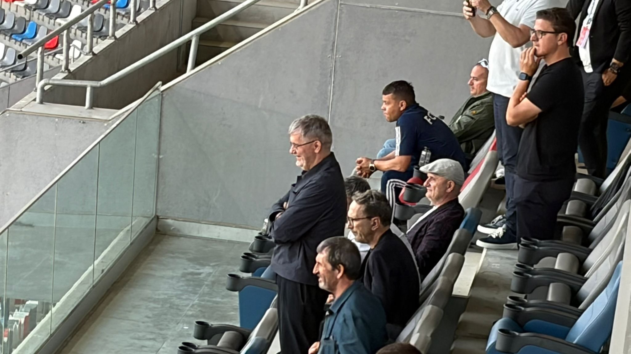 Apariție rară la FCSB - FC Botoșani! Cu cine a venit Valeriu Iftime la stadion