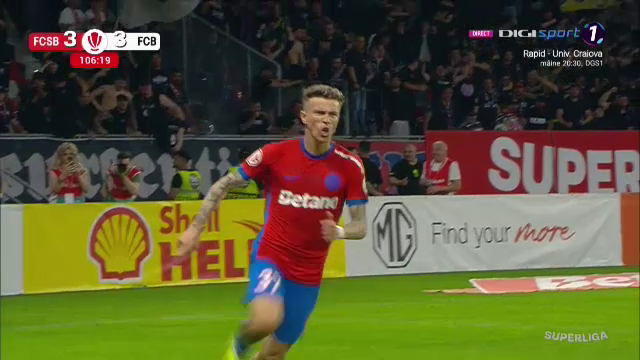 Tavi Popescu, gol de pus în ramă în FCSB - FC Botoșani!