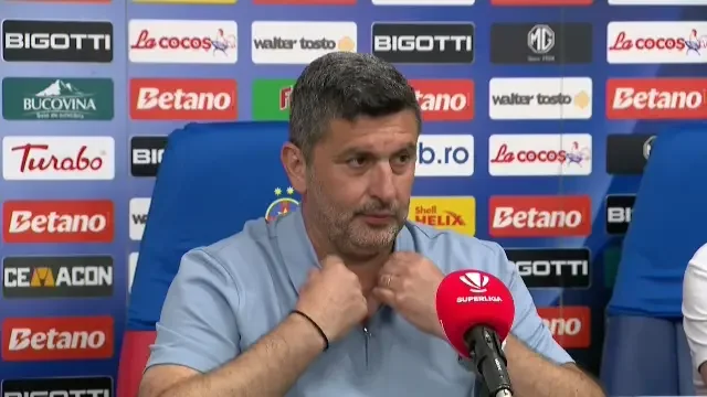 Marius Baciu, conferință de presă după FCSB - FC Botoșani 4-3