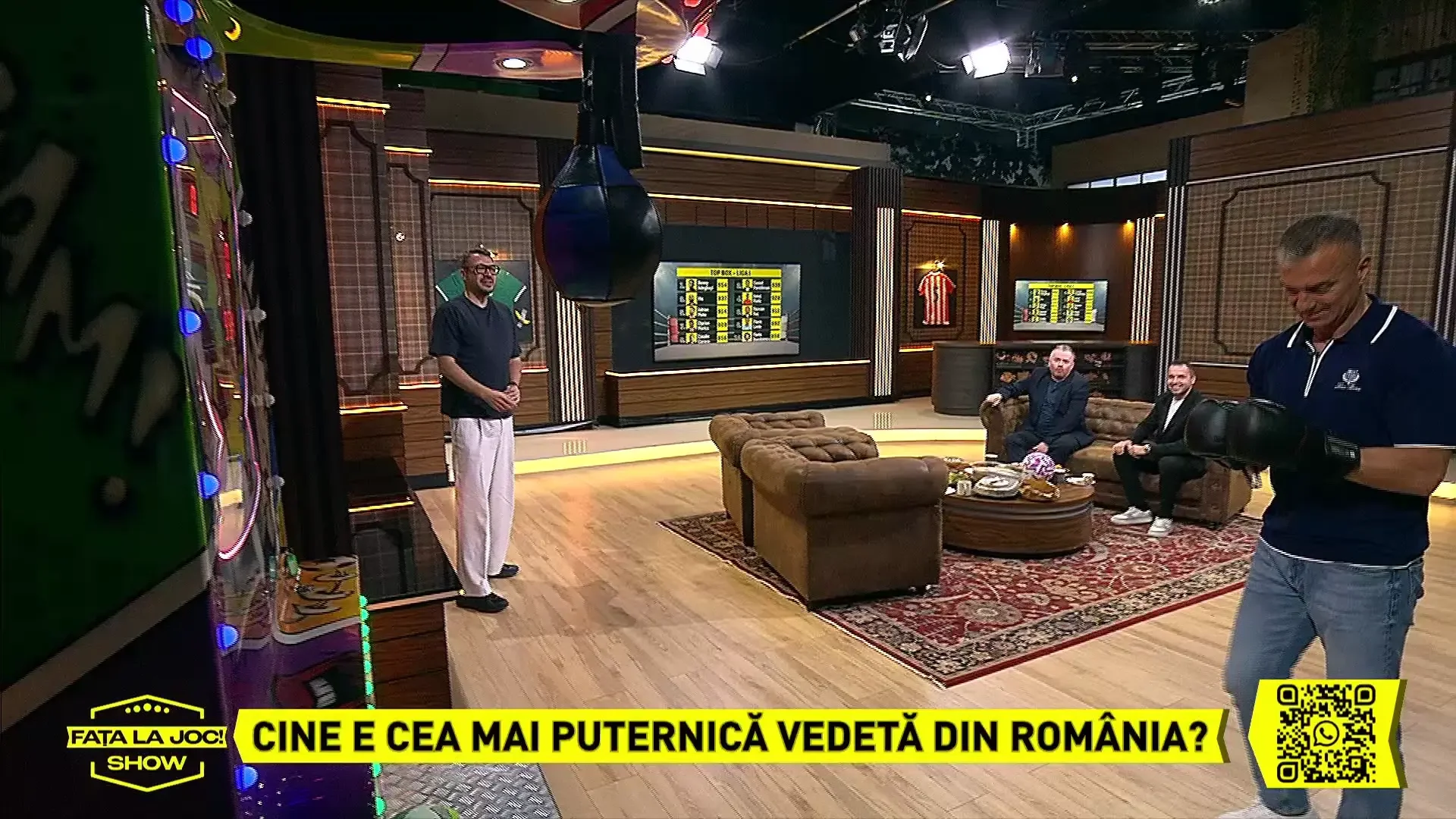 Daniel Pancu și Sorin Paraschiv, în 'nobila artă' la Fața la Joc. Ce 'scor' au avut după ce au dat cu pumnul