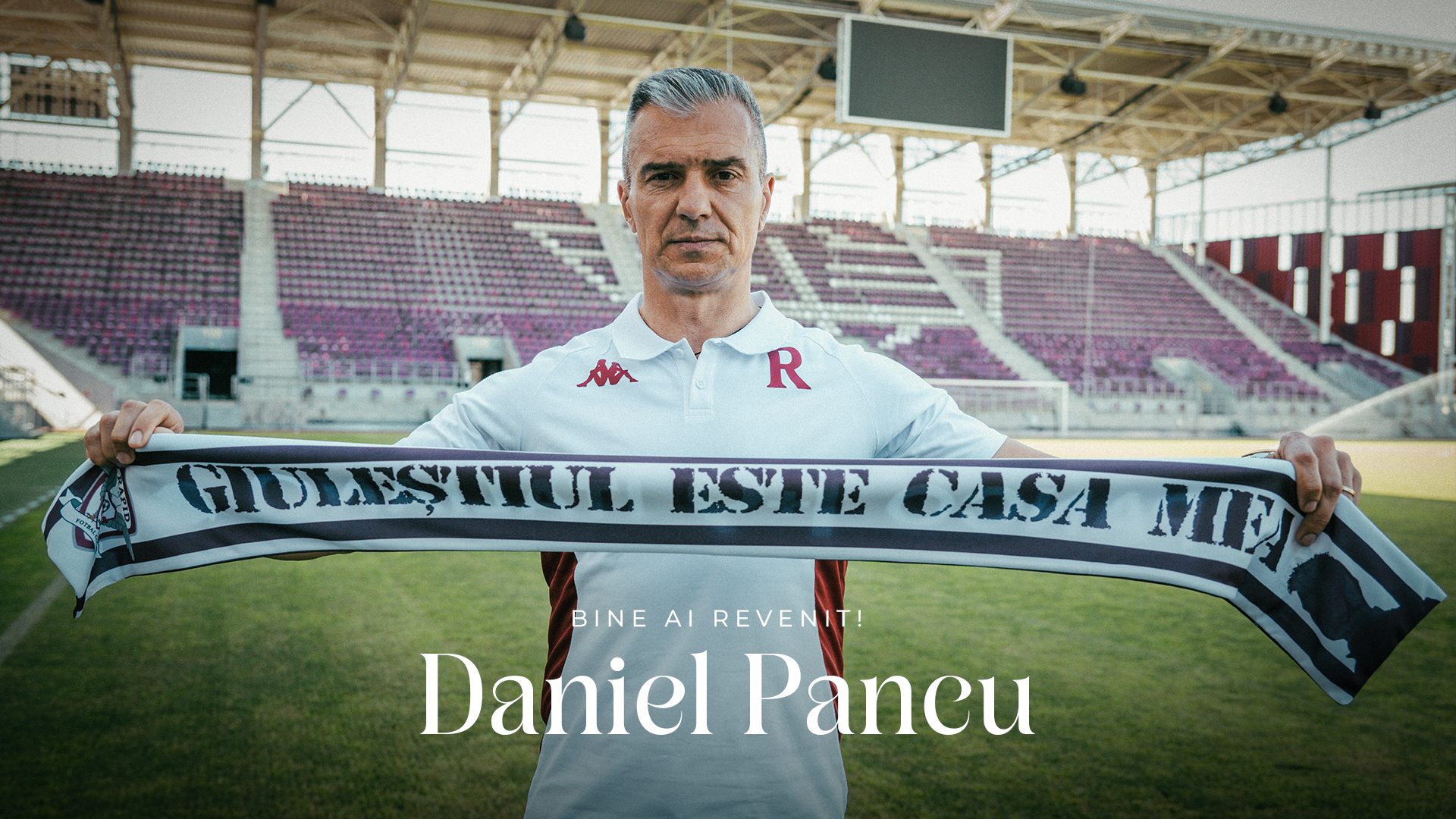 Daniel Pancu a fost prezentat la Rapid! Prima reacție a noului antrenor din Giulești: ”Trebuie să facem asta acum”