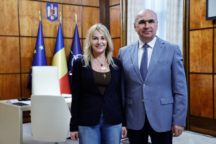 Premierul Ilie Bolojan a primit-o la Palatul Victoria pe Nadia Comăneci: investiție de 122 de milioane de lei