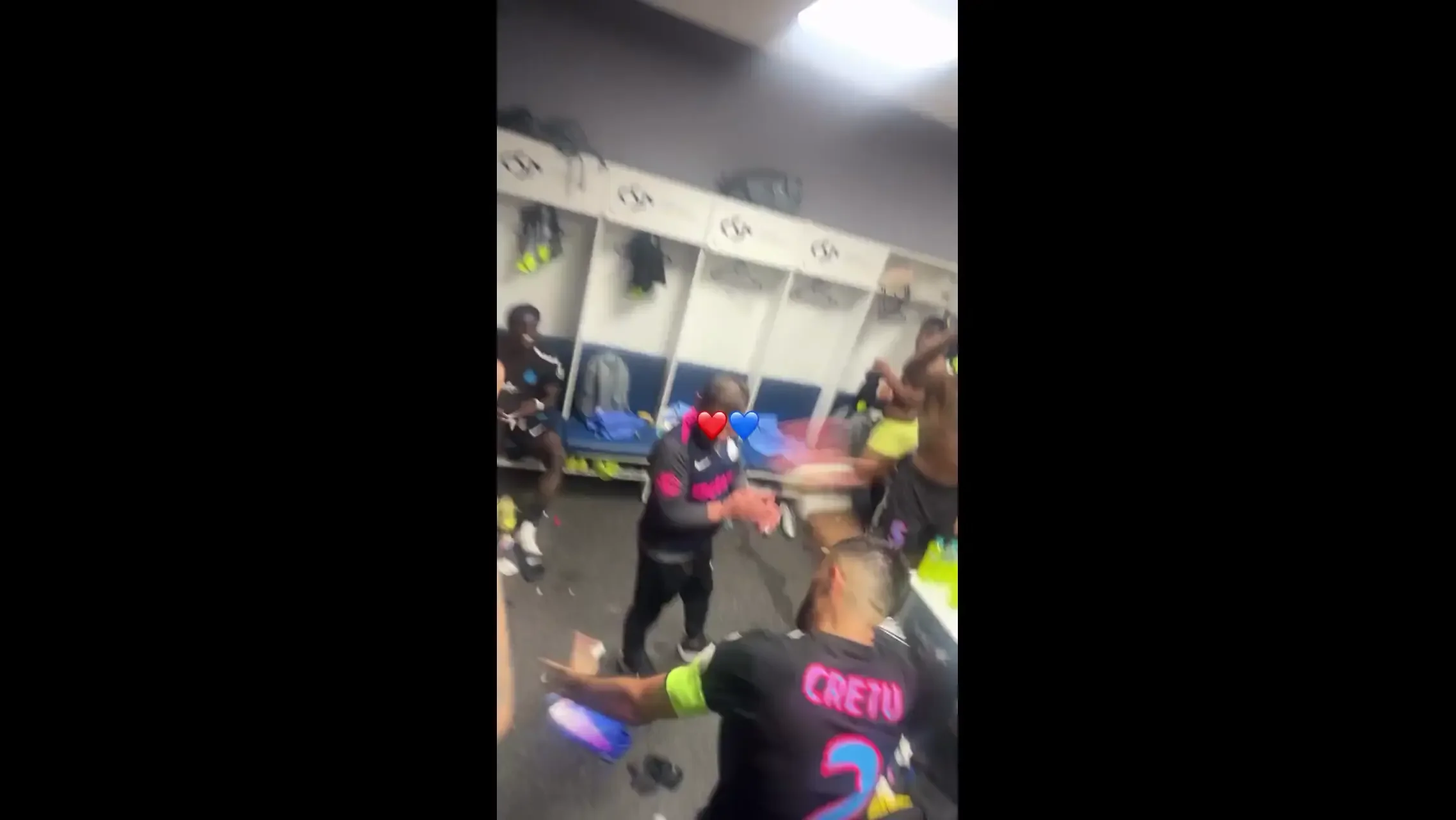 Imaginile din vestiar postate de Octavian Popescu, după Dinamo - FCSB 1-2