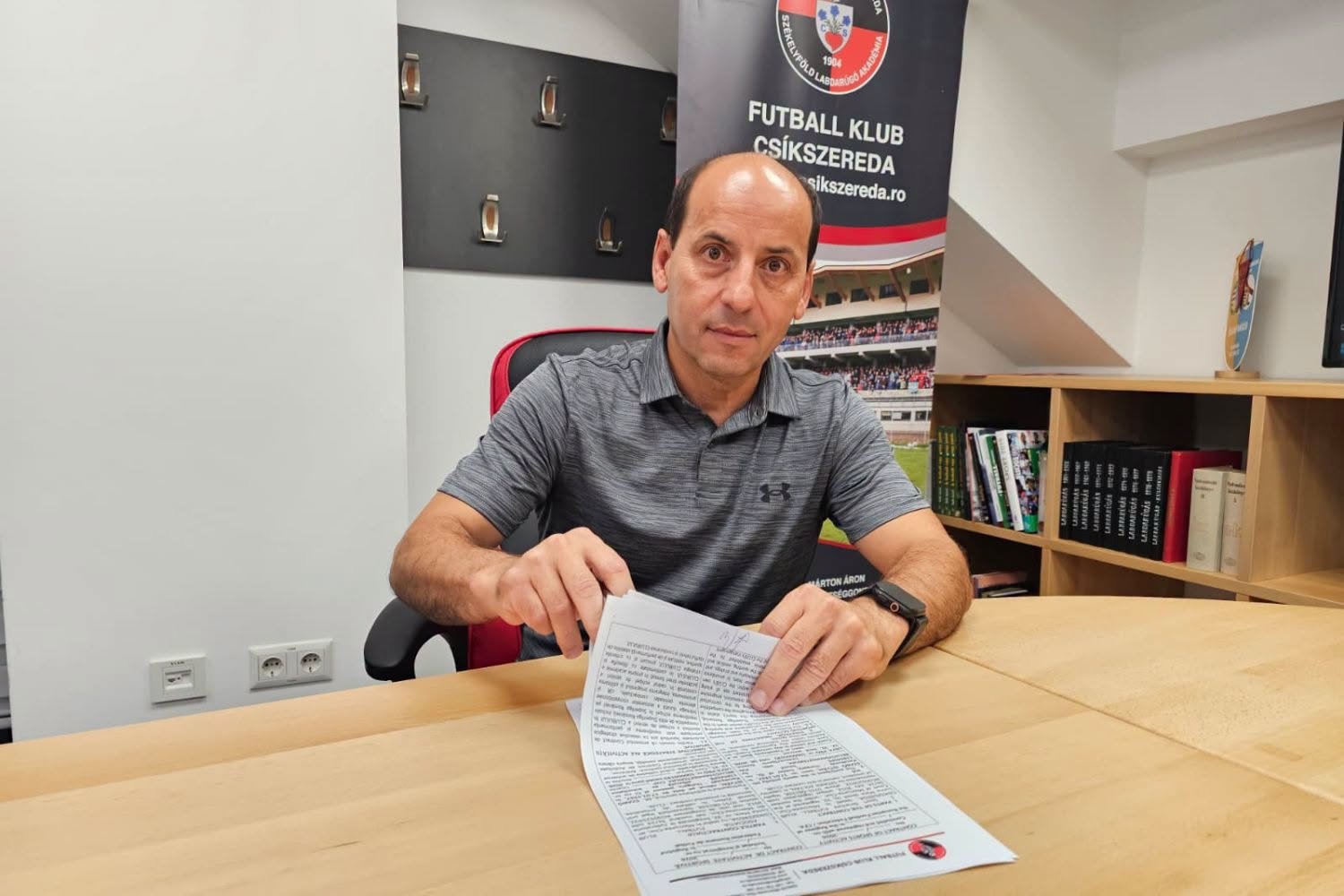 FK Csikszereda și-a prezentat noul antrenor: "Bine ați venit la cel mai maghiar club din România!"