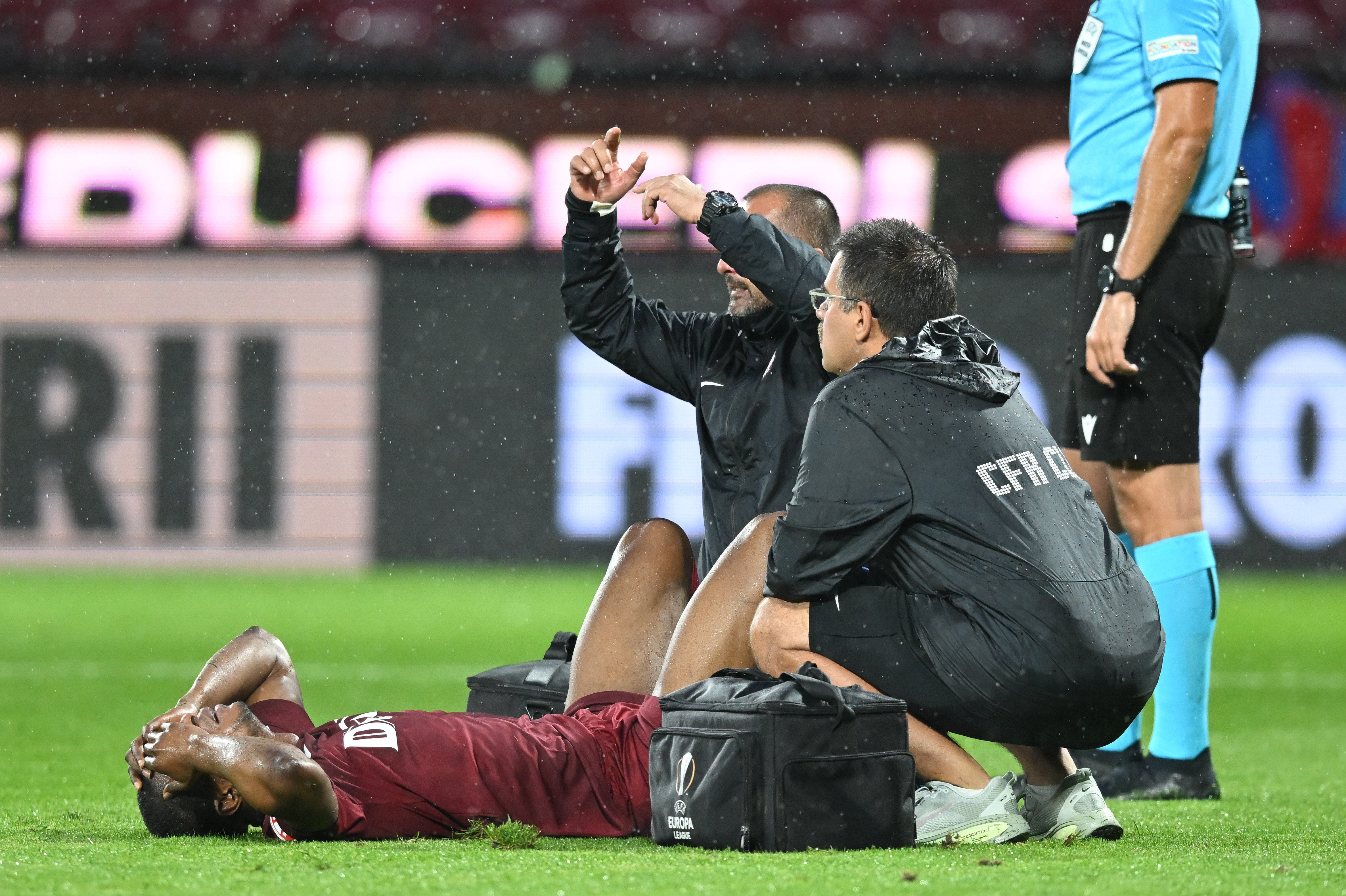 Cfr cluj paksi fc uefa league 17072025 mohammed kamara 1