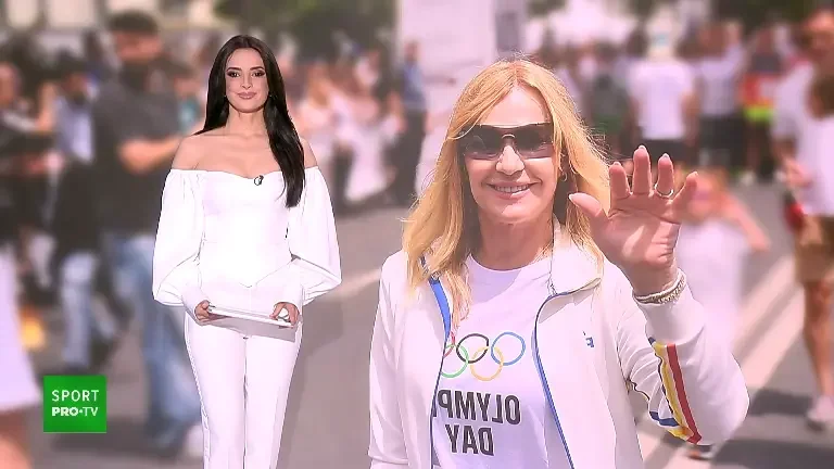 Nadia a dat gimnastica pe atletism. Doar pentru o zi!