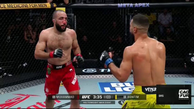 Gabriel Bonfim l-a umplut de sânge pe Belal Muhammad și a câștigat gala UFC Fight Night 278