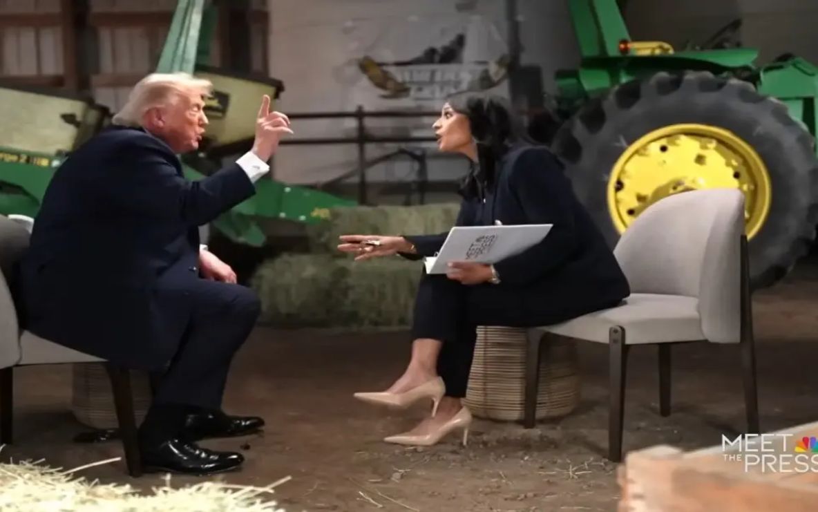 Trump s-a ridicat furios și a plecat vizibil agitat în timpul unui interviu. Întrebarea care l-a scos din minți | VIDEO