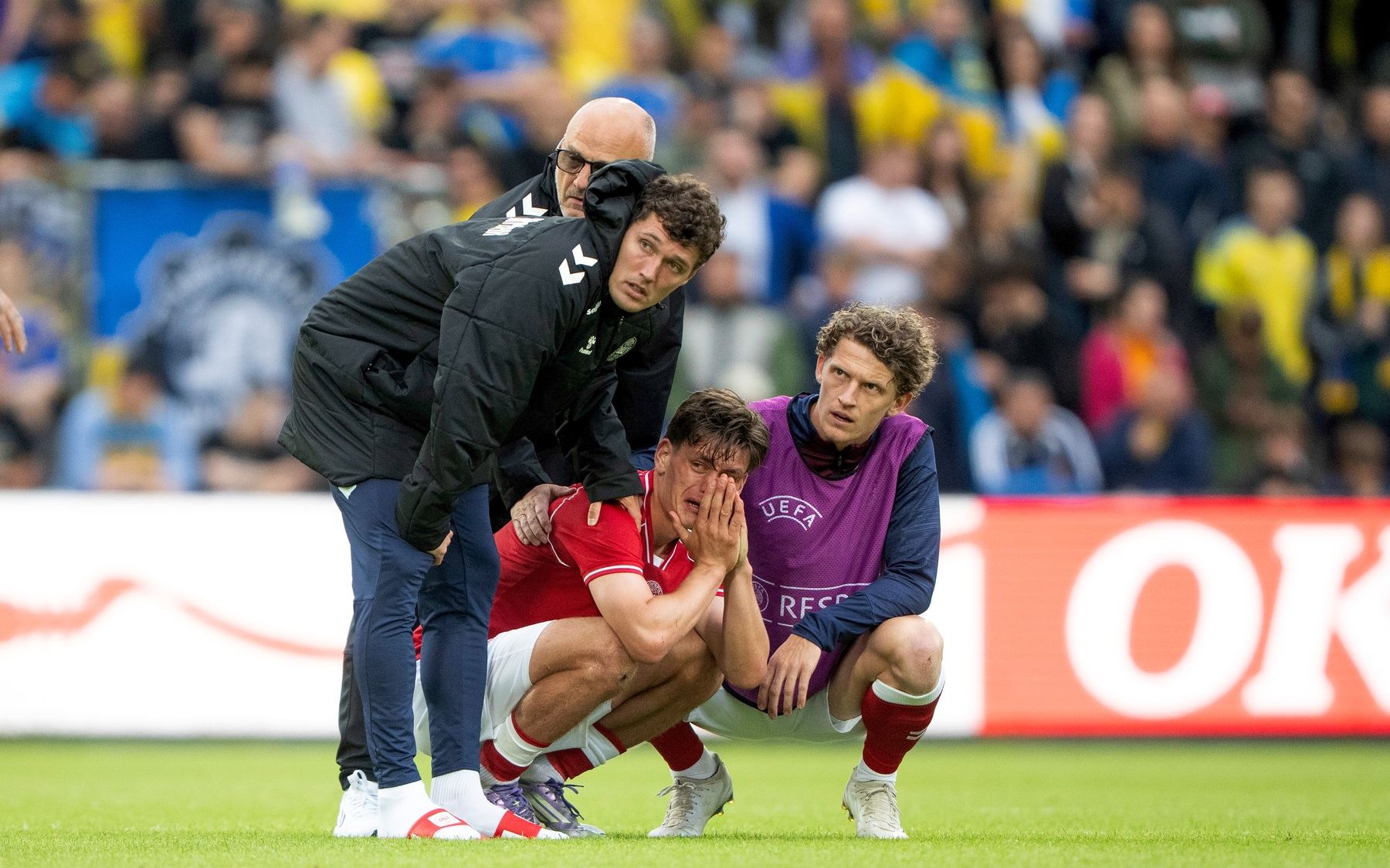 Christian Eriksen a strigat două cuvinte, înainte de momentele dramatice: ”Imediat, s-a prăbușit”