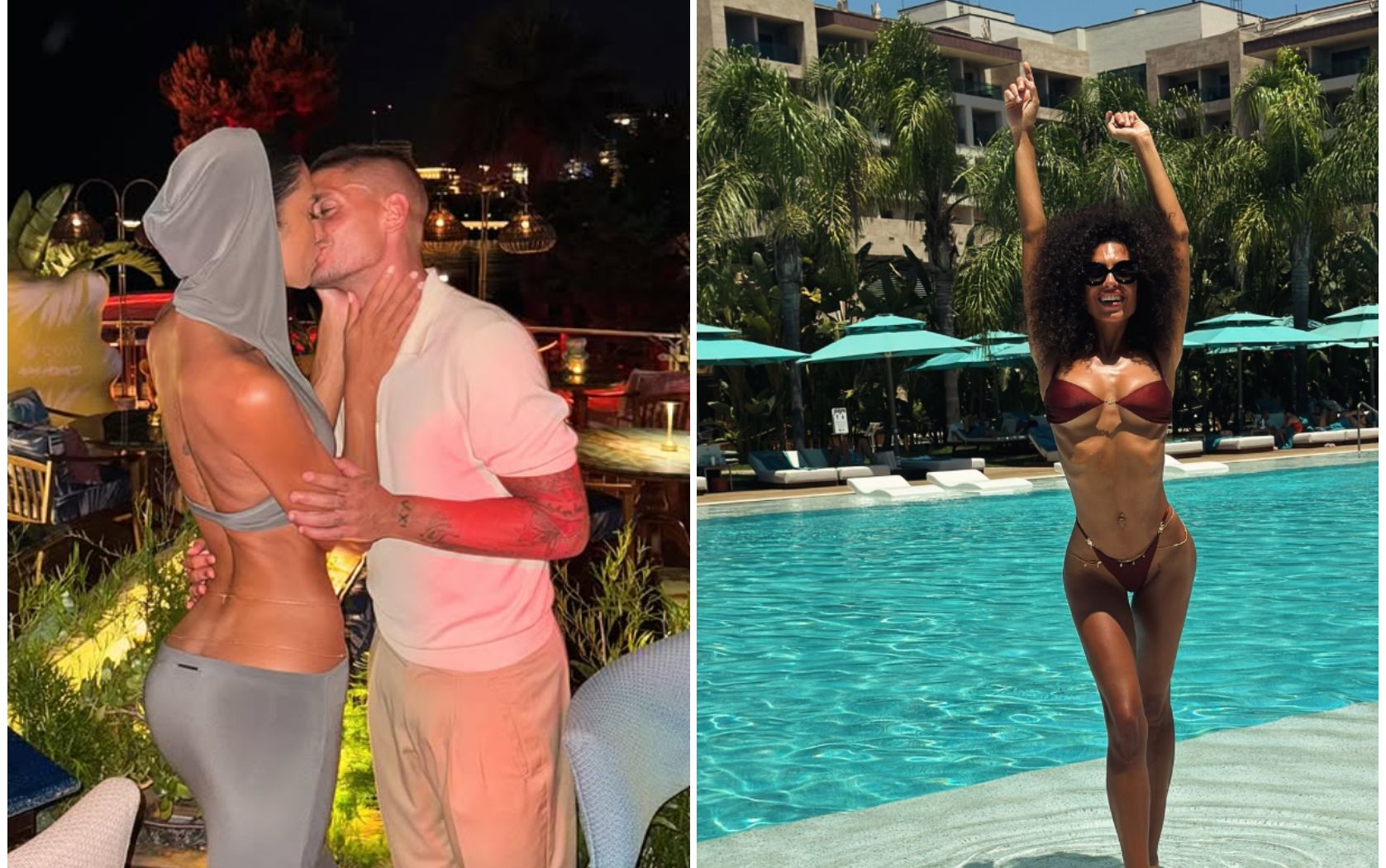 În trecut era considerată cea mai frumoasă iubită de fotbalist! Cum arată în costum de baie cea care între timp i-a devenit soție celebrului mijlocaș