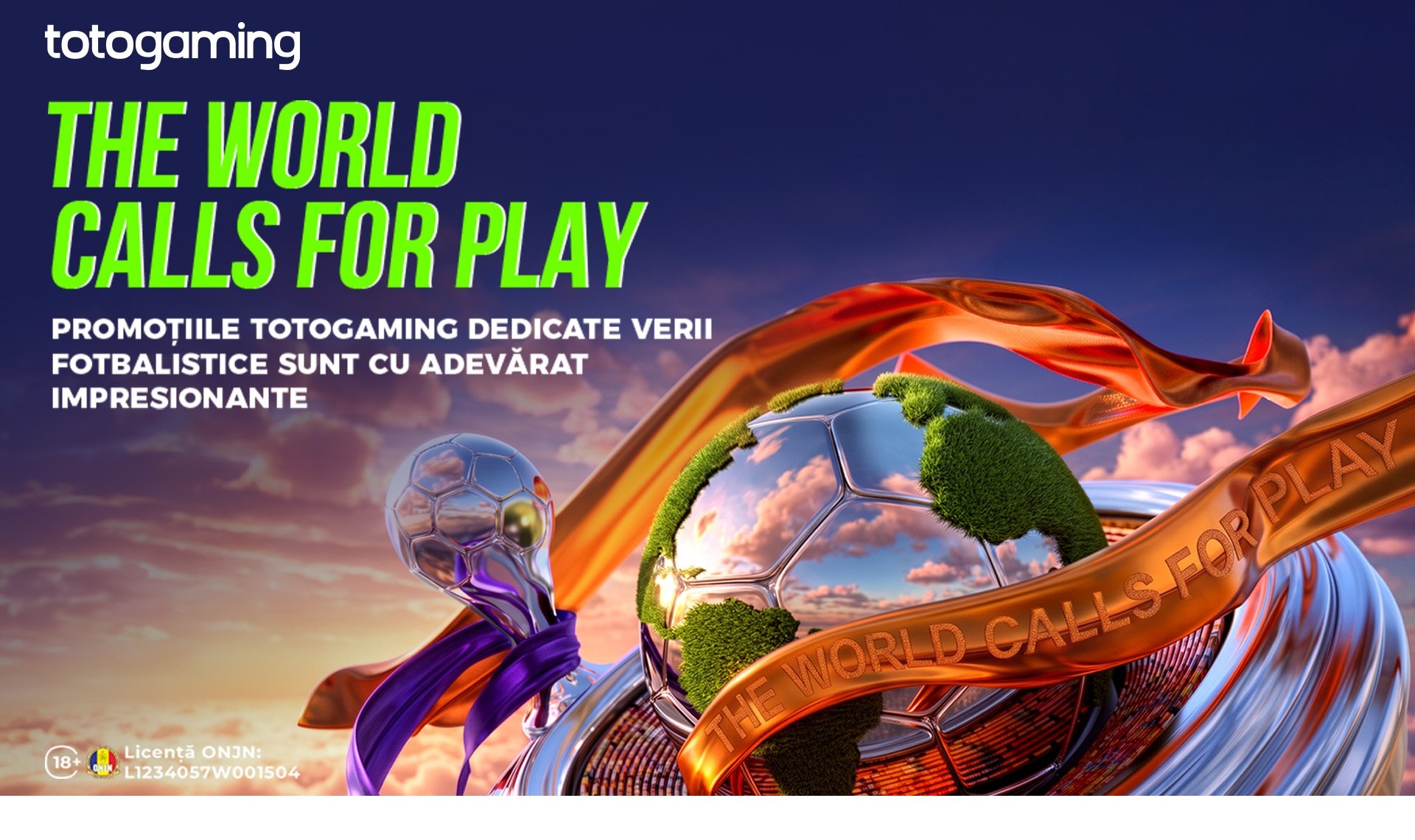 (P) The World Calls for Play! Promoțiile și surprizele pregătite de Totogaming pentru vara fotbalului sunt cu adevărat impresionante