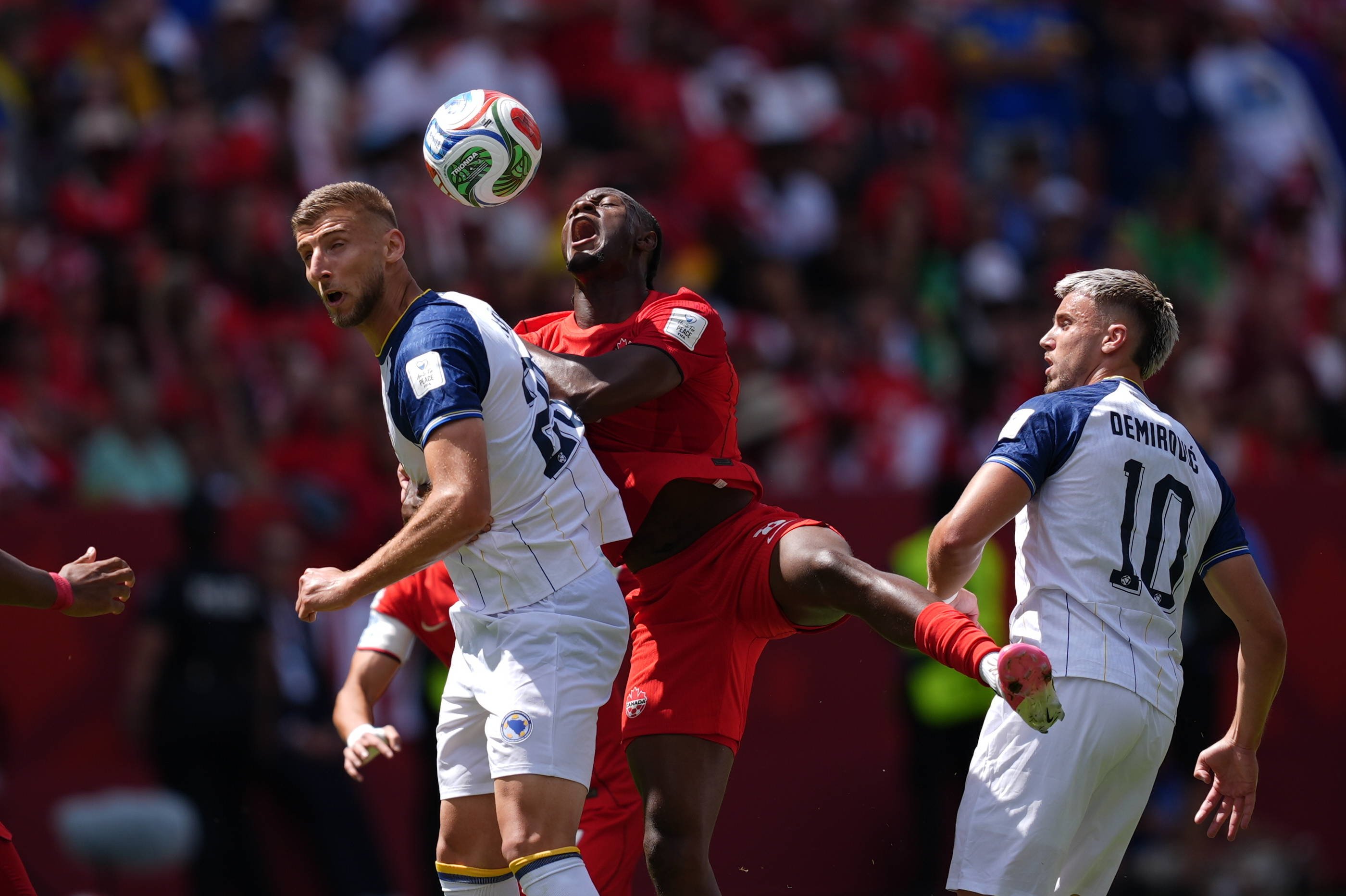 Canada - Bosnia 0-1. Al treilea meci de la CM 2026 se joacă la Toronto ACUM. Jovo Lukic deschide scorul!